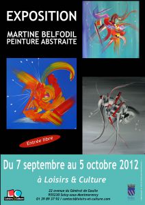 Martine BELFODIL expose à Loisirs et Culture 95 Soisy sous Montmorency